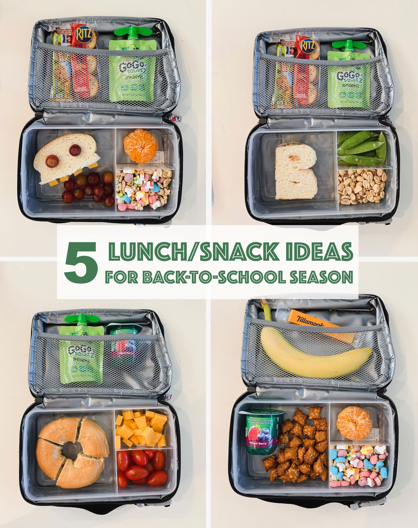4 Easy Lunch Ideas for Easy Back-To-School