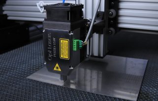 black and yellow labeled box