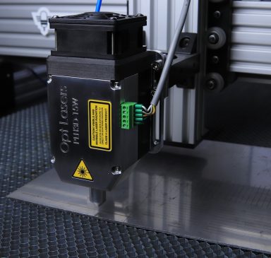 black and yellow labeled box